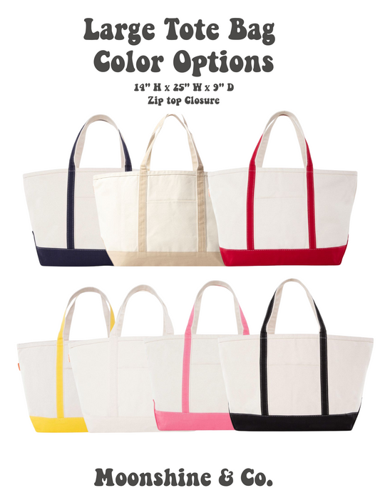 Custom Canvas Tote