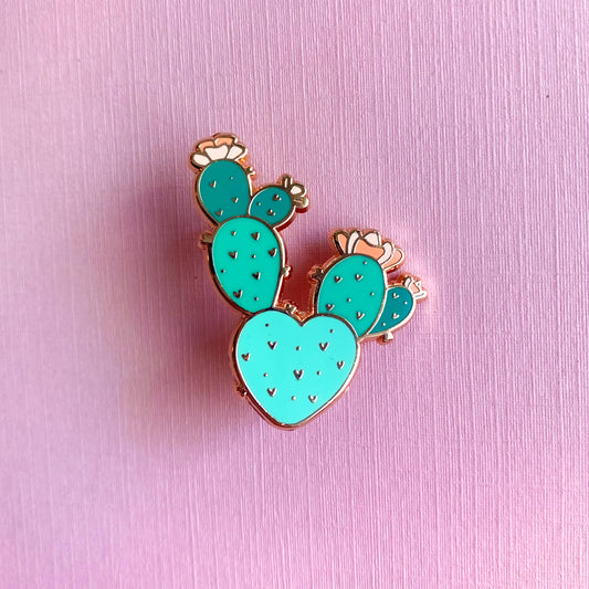 Prickly Pear Cactus Enamel Pin | Cactus Accessories