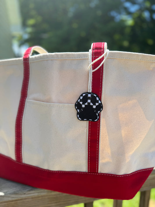 Paw Print Bag Charm